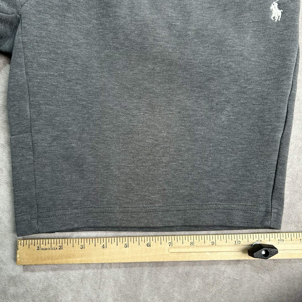 Polo Ralph Lauren Shorts Mens XL Gray Sweat Double Knit Tech Fleece Pony - Picture 5 of 9